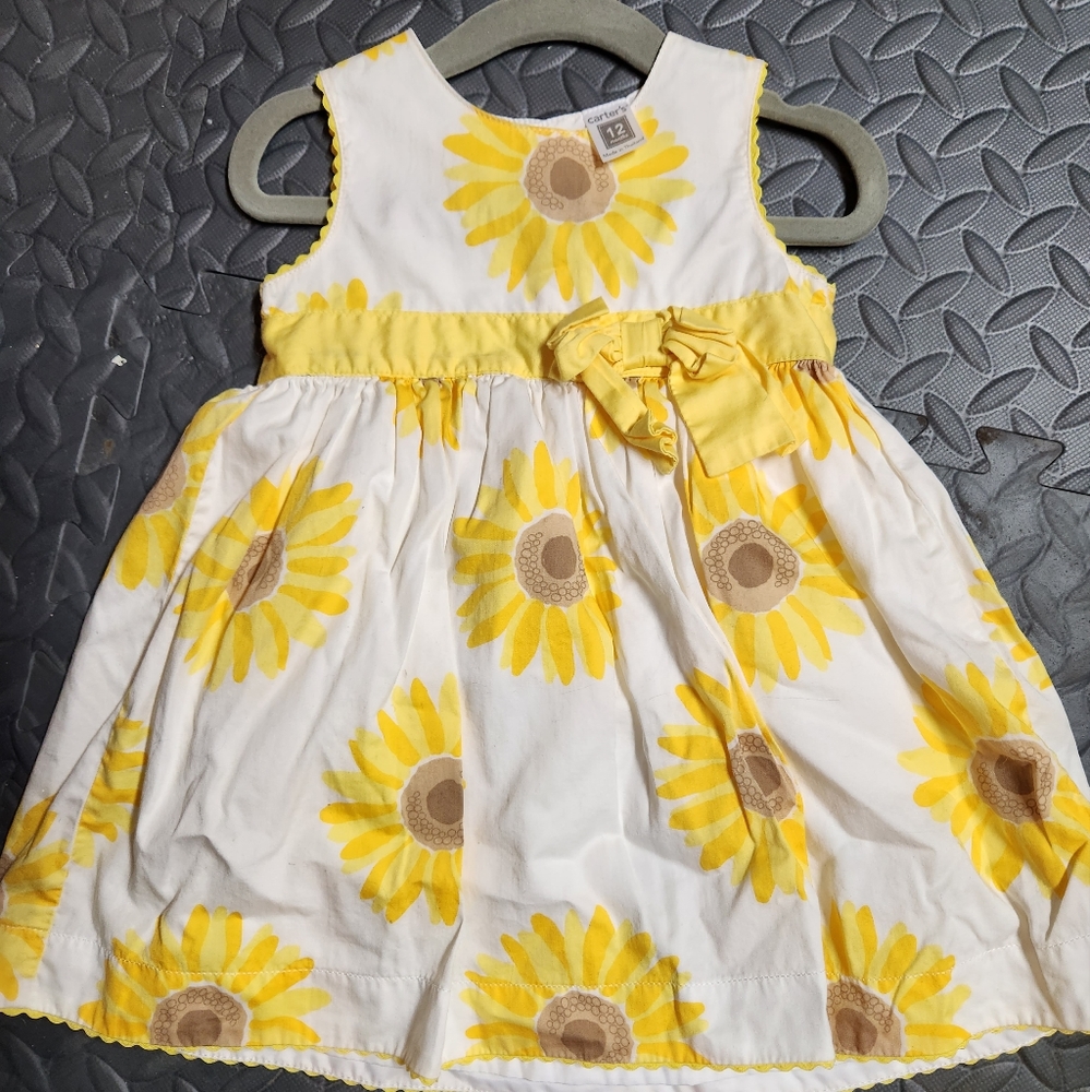 Carters 12m Sunflower Dress